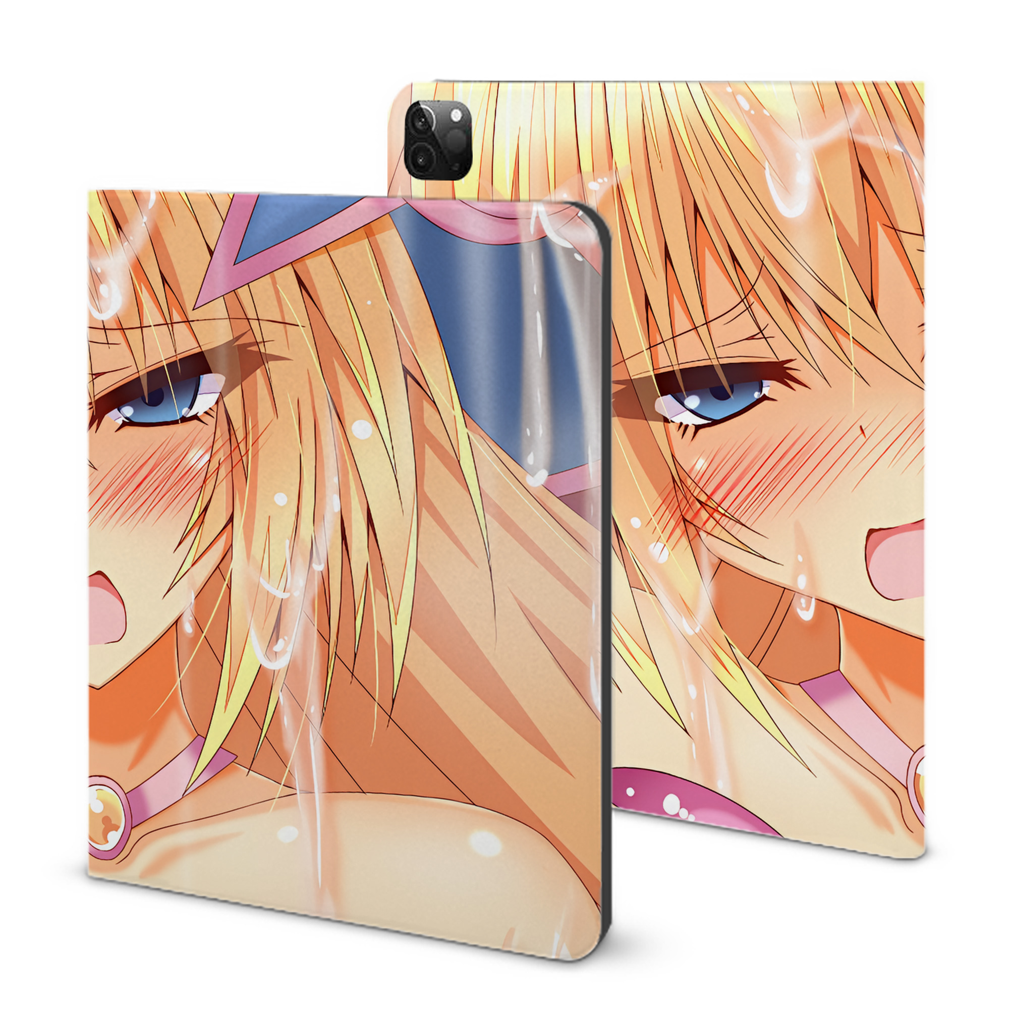 （画像用） 遊☆戯☆王 Yu-Gi-Oh! IPadケース ペンホルダー付き ブックスタイルデザイン